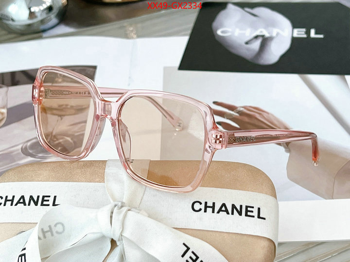 Glasses-Chanel top fake designer ID: GX2334 $: 49USD