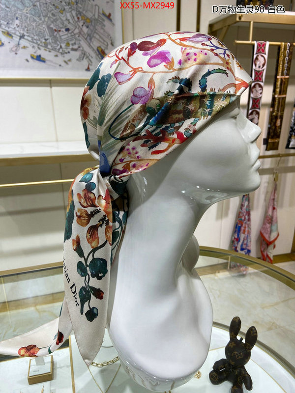 Scarf-Dior top quality designer replica ID: MX2949 $: 55USD