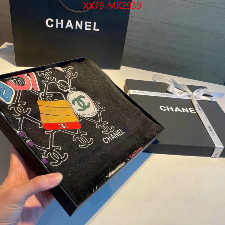 Scarf-Chanel how to buy replica shop ID: MX2939 $: 79USD