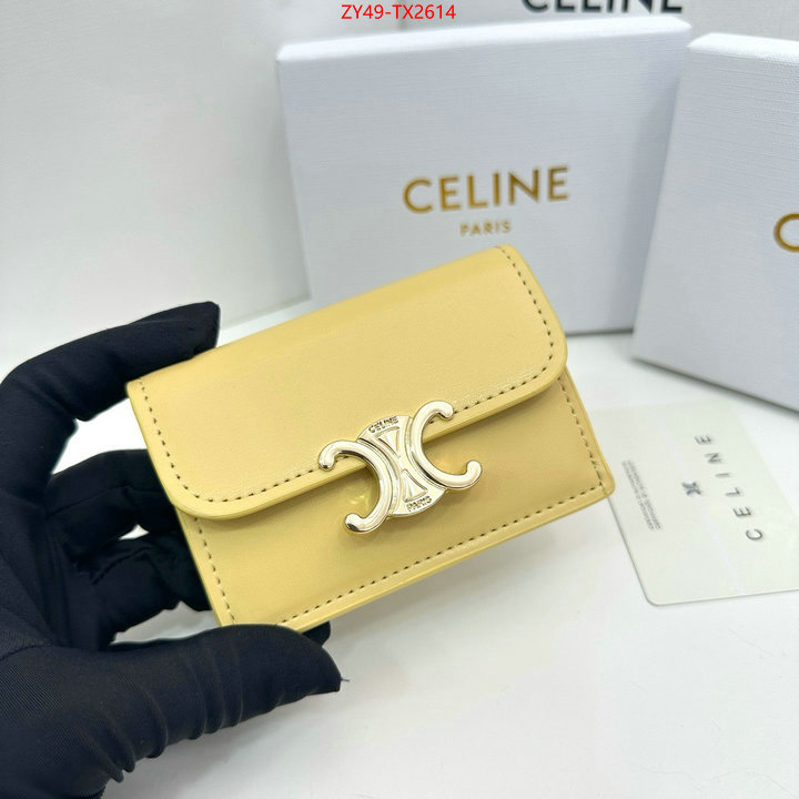 CELINE Bags(4A)-Wallet top fake designer ID: TX2614 $: 49USD,