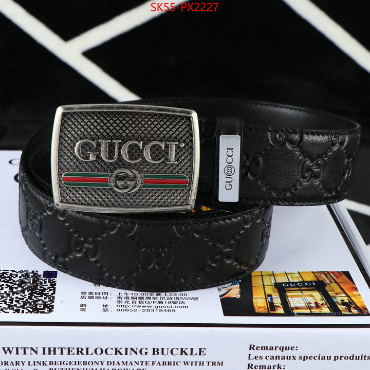 Belts-Gucci can you buy knockoff ID: PX2227 $: 55USD