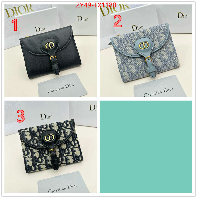 Dior Bags(4A)-Wallet- replicas buy special ID: TX1180 $: 49USD,