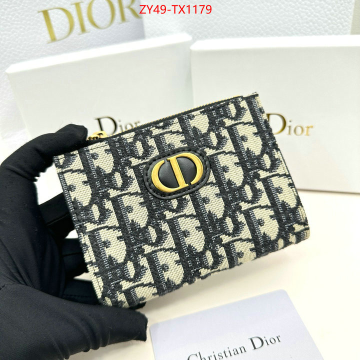 Dior Bags(4A)-Wallet- can i buy replica ID: TX1179 $: 49USD,