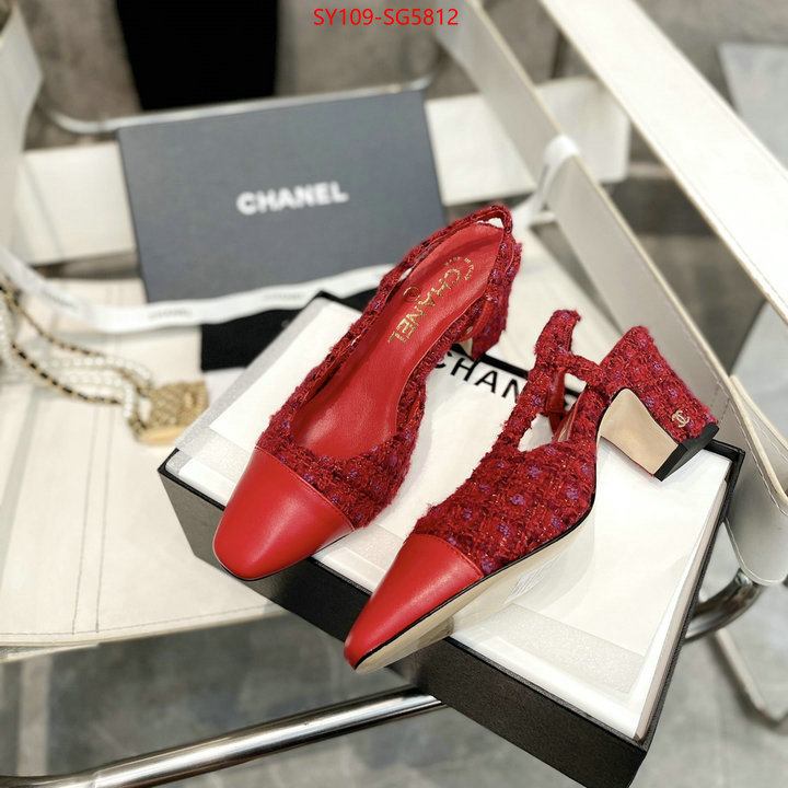 Women Shoes-Chanel fake designer ID: SG5812 $: 109USD