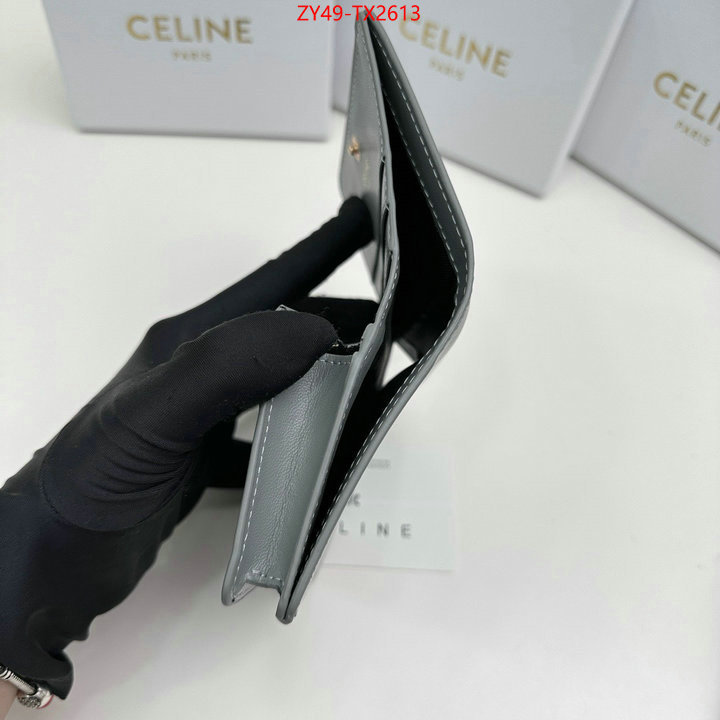 CELINE Bags(4A)-Wallet best fake ID: TX2613 $: 49USD,