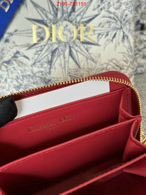 Dior Bags(4A)-Wallet- where should i buy to receive ID: TX1191 $: 95USD,