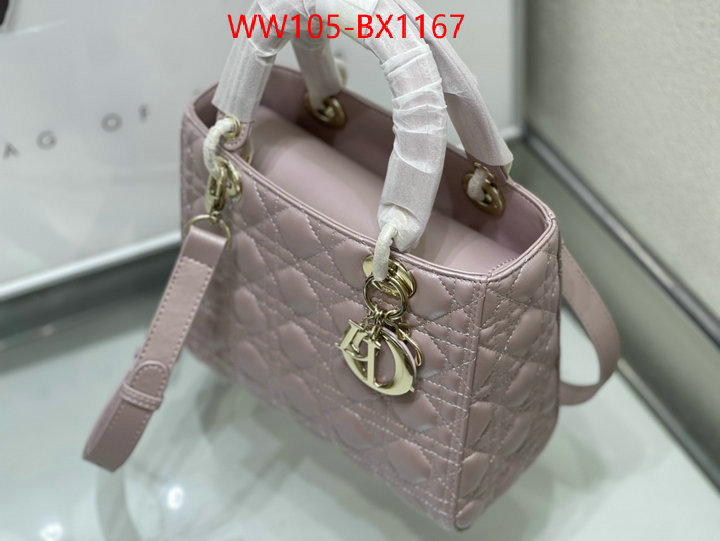 Dior Bags(4A)-Lady- high quality 1:1 replica ID: BX1167 $: 105USD,