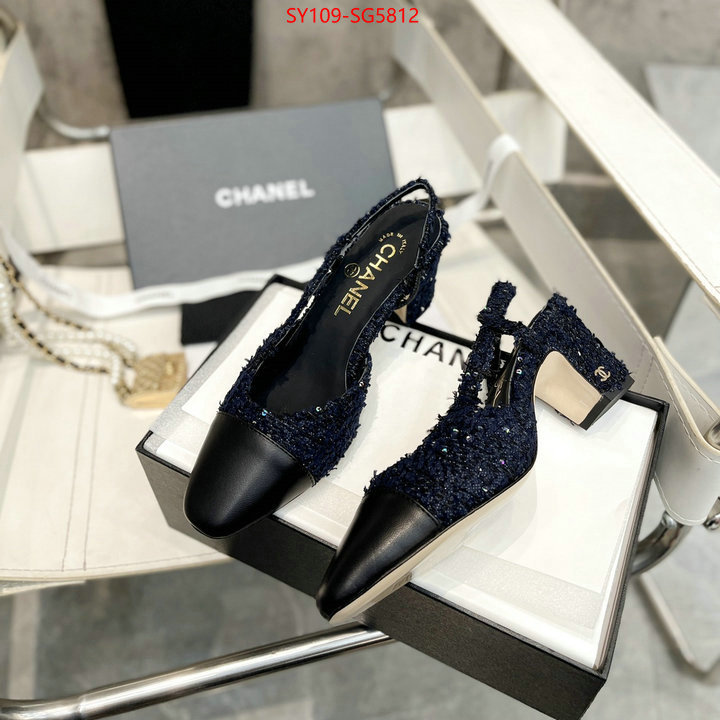 Women Shoes-Chanel fake designer ID: SG5812 $: 109USD