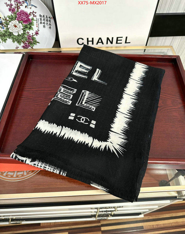 Scarf-Chanel luxury cheap ID: MX2017 $: 75USD