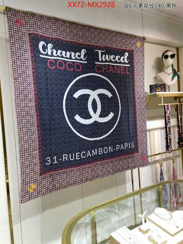 Scarf-Chanel buy high-quality fake ID: MX2928 $: 72USD