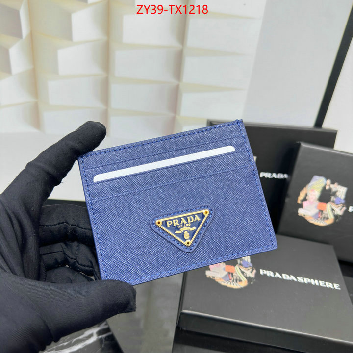 Prada Bags (4A)-Wallet high quality replica designer ID: TX1218 $: 39USD,