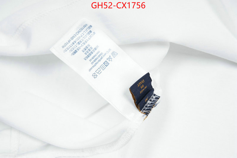 Clothing-LV replica designer ID: CX1756 $: 52USD