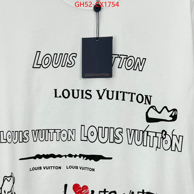 Clothing-LV replica wholesale ID: CX1754 $: 52USD