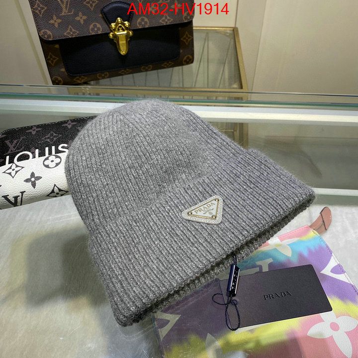 Cap (Hat)-Prada top brands like ID: HV1914 $: 32USD