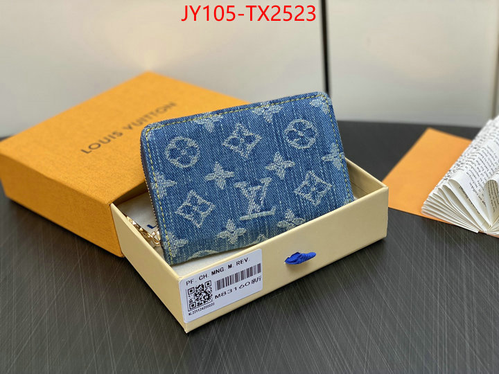 LV Bags(TOP)-Wallet the quality replica ID: TX2523 $: 105USD,
