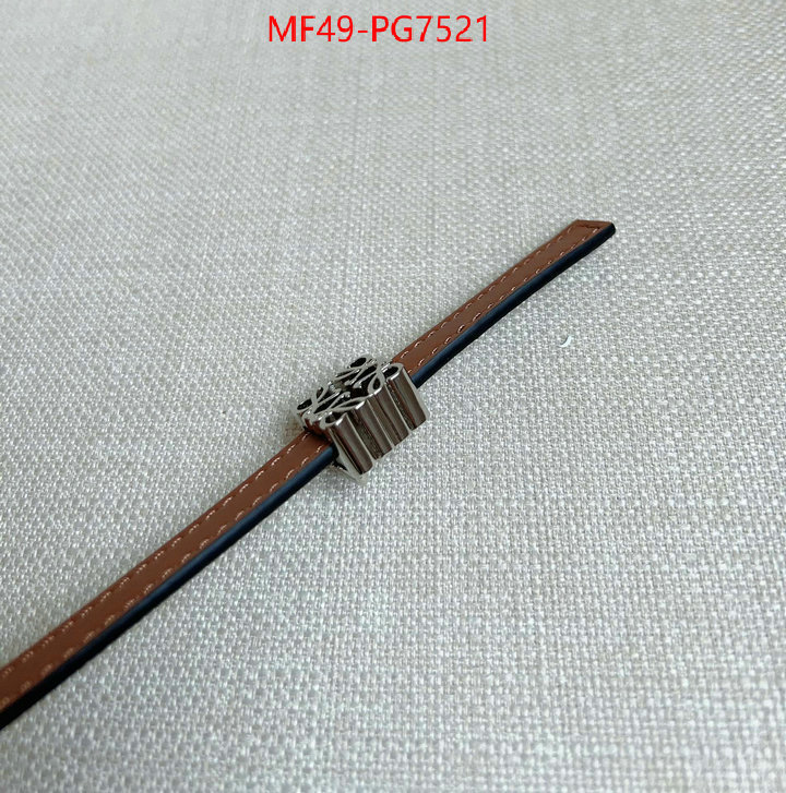 Belts-Loewe luxury fake ID: PG7521 $: 49USD