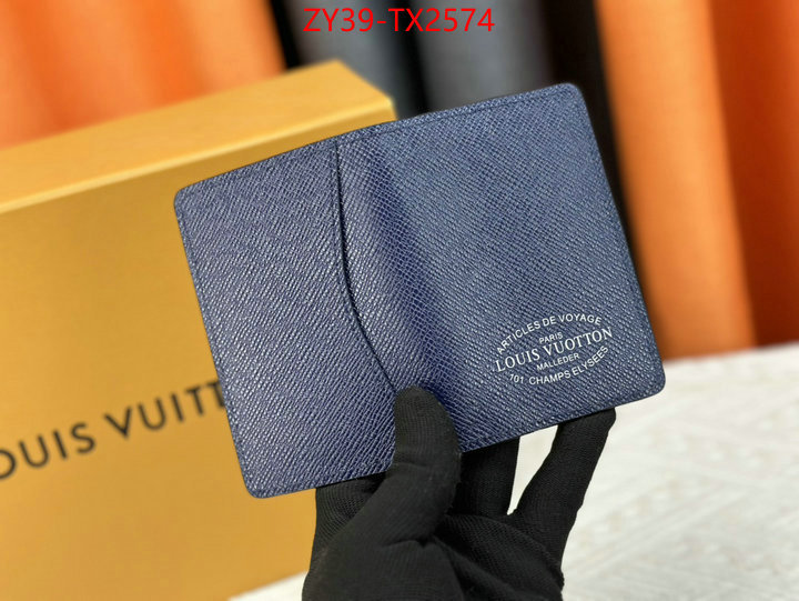 LV Bags(4A)-Wallet fashion designer ID: TX2574 $: 39USD,