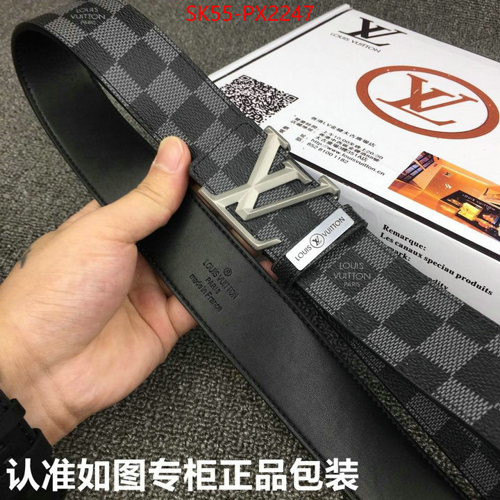 Belts-LV 2023 replica wholesale cheap sales online ID: PX2247 $: 55USD