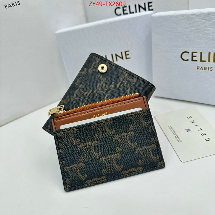 CELINE Bags(4A)-Wallet buy 2023 replica ID: TX2609 $: 49USD,