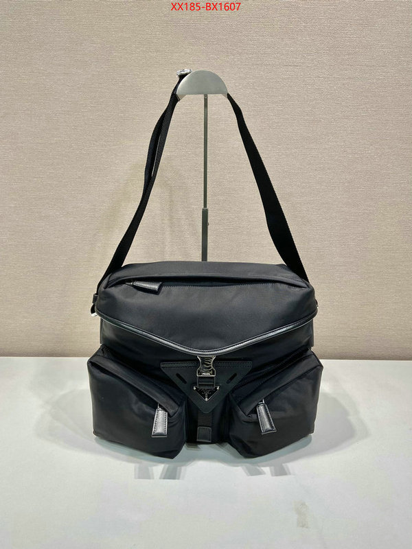 Prada Bags (TOP)-Diagonal- replica 2023 perfect luxury ID: BX1607 $: 185USD