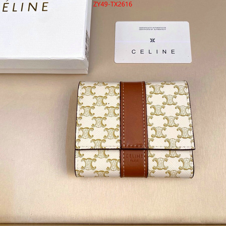 CELINE Bags(4A)-Wallet at cheap price ID: TX2616 $: 49USD,