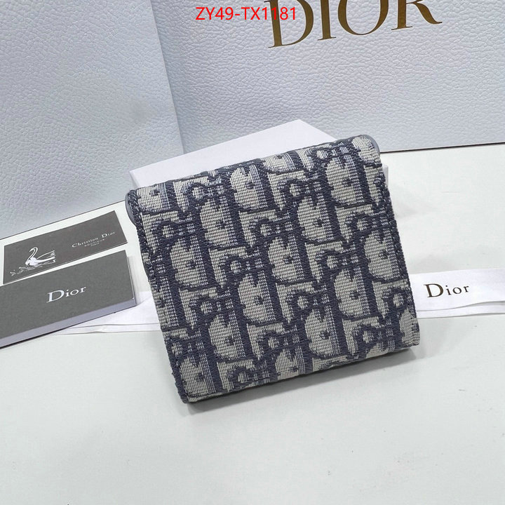 Dior Bags(4A)-Wallet- online from china designer ID: TX1181 $: 49USD,