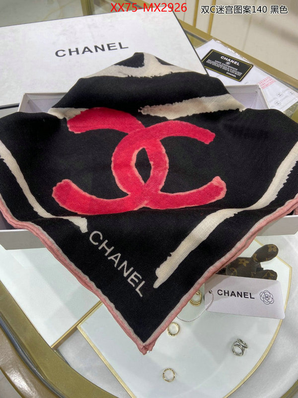 Scarf-Chanel replica wholesale ID: MX2926 $: 75USD