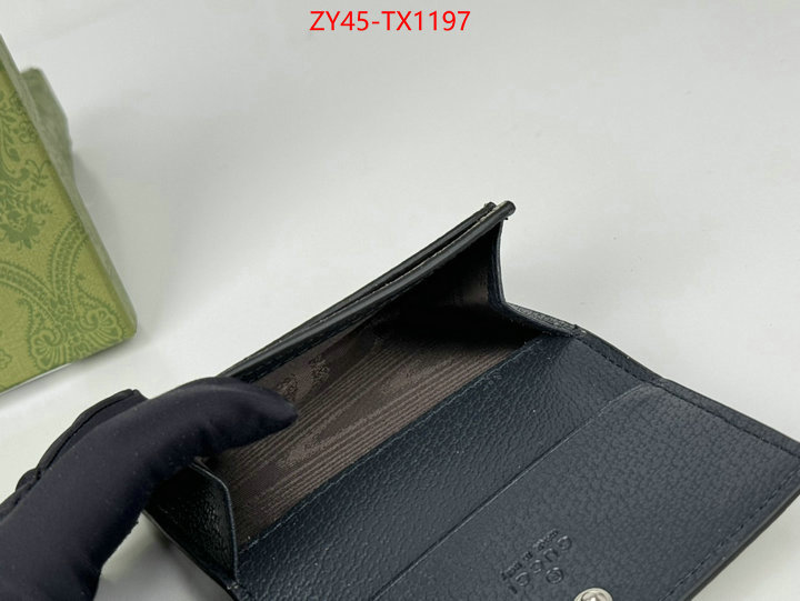 Gucci Bags(4A)-Wallet- perfect ID: TX1197 $: 45USD,