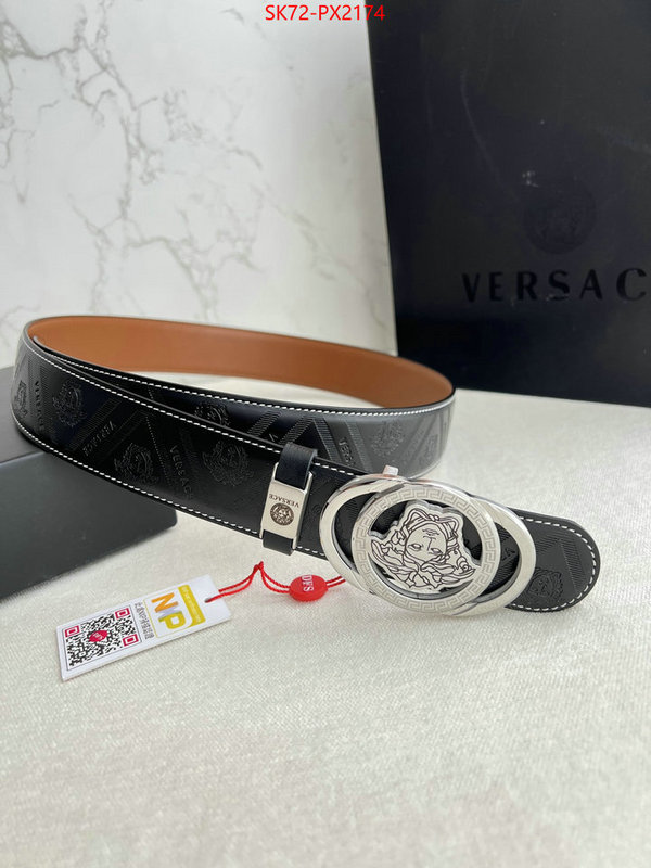 Belts-Versace designer wholesale replica ID: PX2174 $: 72USD