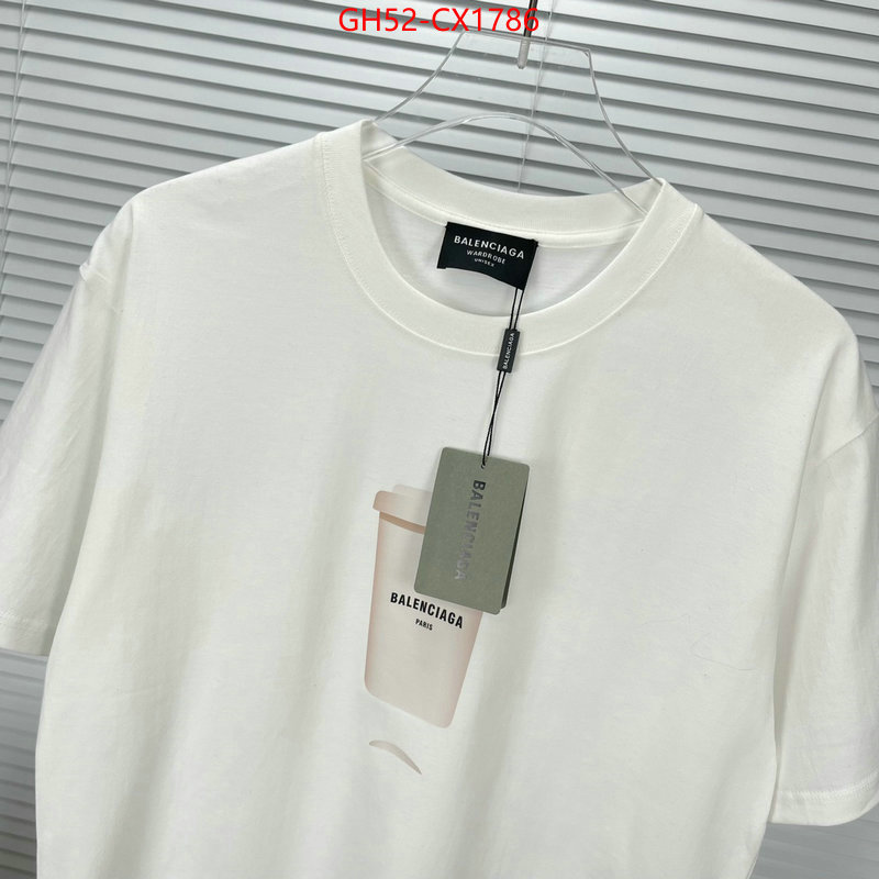 Clothing-Balenciaga shop designer replica ID: CX1786 $: 52USD