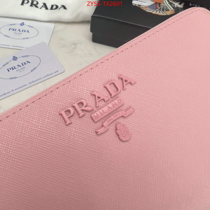 Prada Bags (4A)-Wallet aaaaa+ class replica ID: TX2601 $: 55USD,