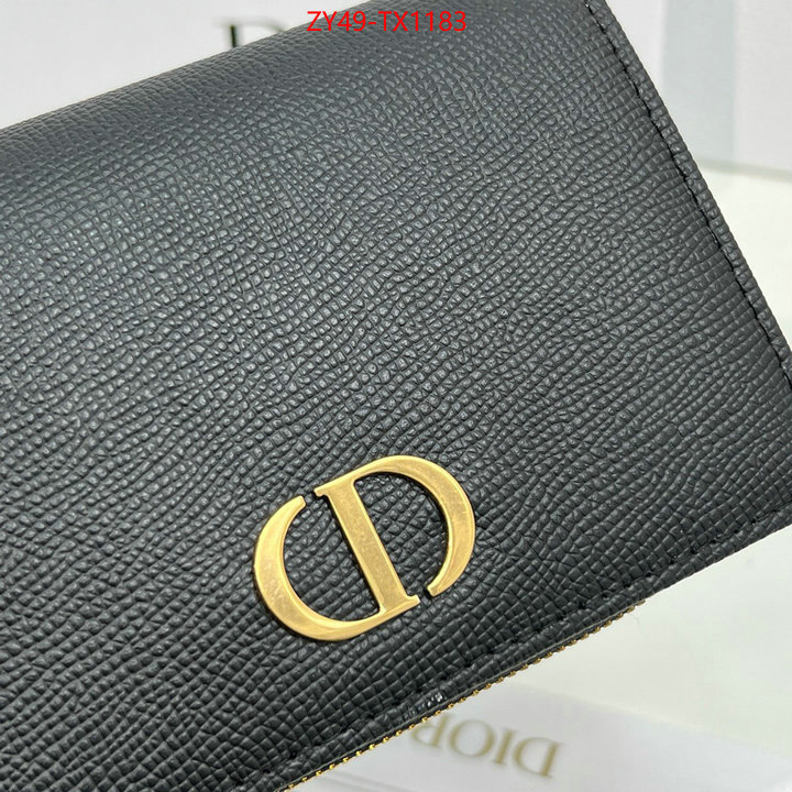 Dior Bags(4A)-Wallet- best quality designer ID: TX1183 $: 49USD,