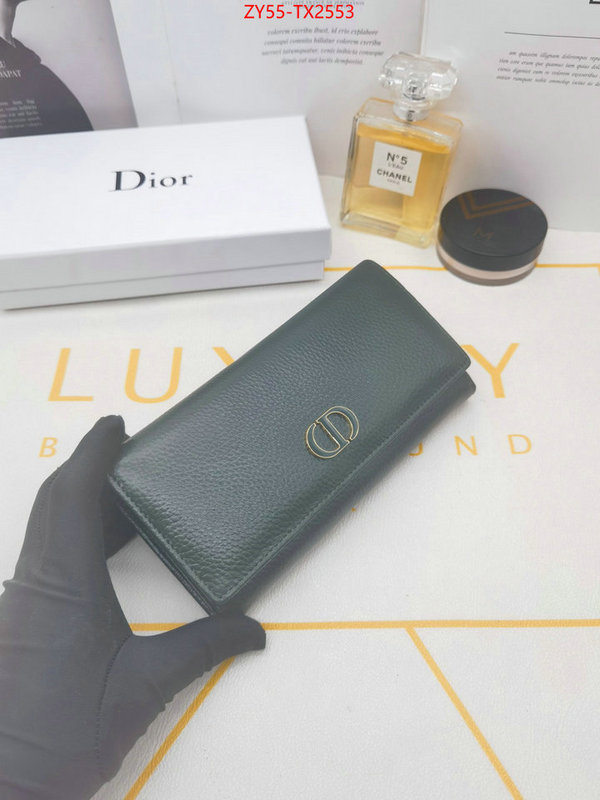 Dior Bags(4A)-Wallet- store ID: TX2553 $: 55USD,