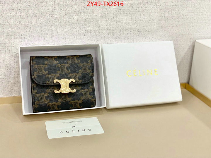 CELINE Bags(4A)-Wallet at cheap price ID: TX2616 $: 49USD,