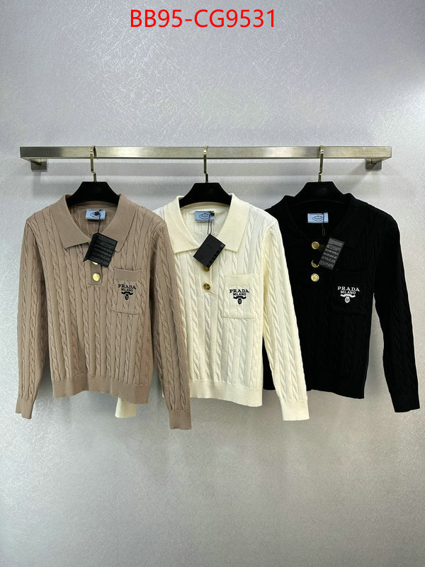 Clothing-Prada where to buy fakes ID: CG9531 $: 95USD