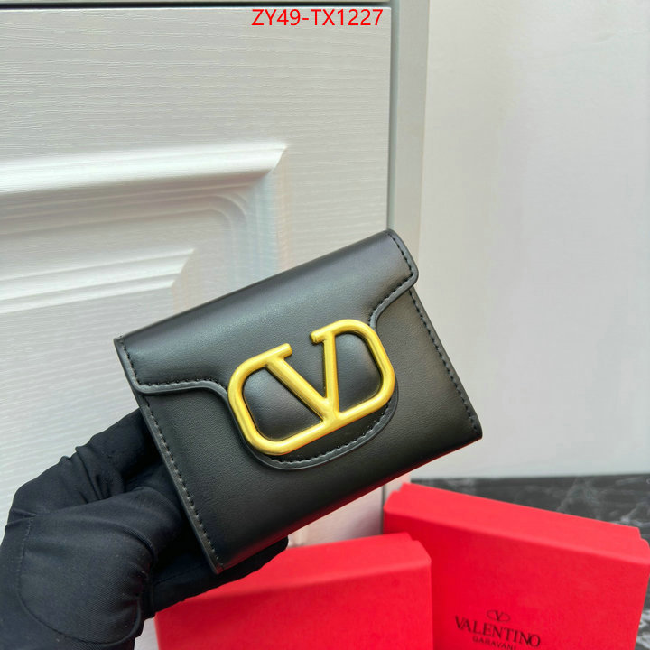 Valentino Bags(4A)-Wallet replica 2023 perfect luxury ID: TX1227 $: 49USD,