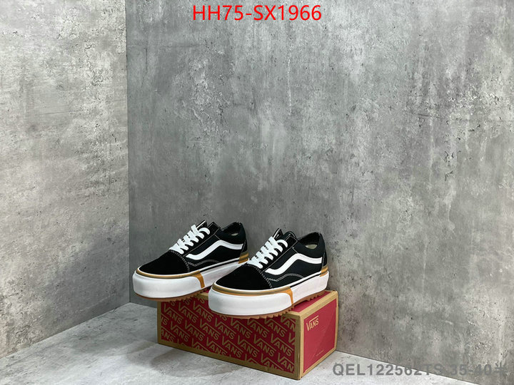 Women Shoes-Vans aaaaa quality replica ID: SX1966 $: 75USD