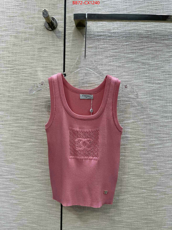 Clothing-Chanel best quality replica ID: CX1240 $: 72USD