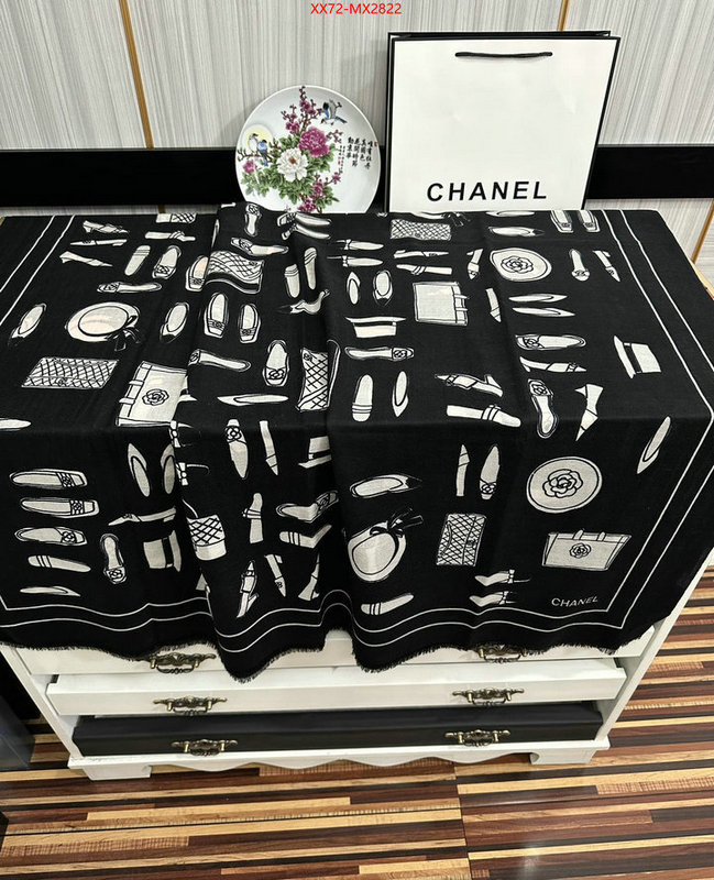 Scarf-Chanel what is top quality replica ID: MX2822 $: 72USD