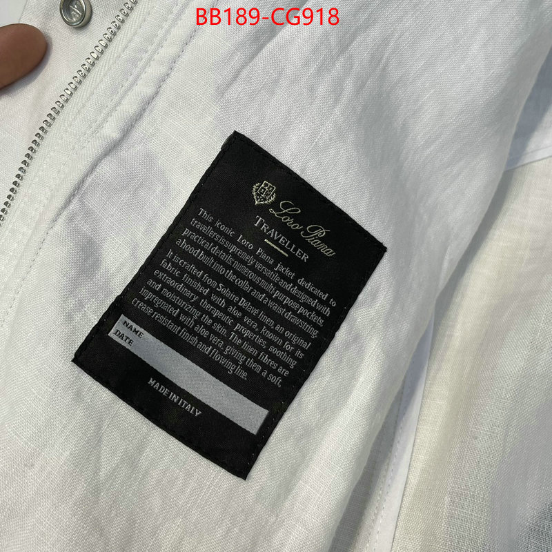 Clothing-Loro piana replica wholesale ID: CG918 $: 189USD