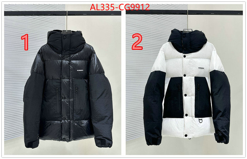 Down jacket Men-Burberry 7 star quality designer replica ID: CG9912 $: 335USD