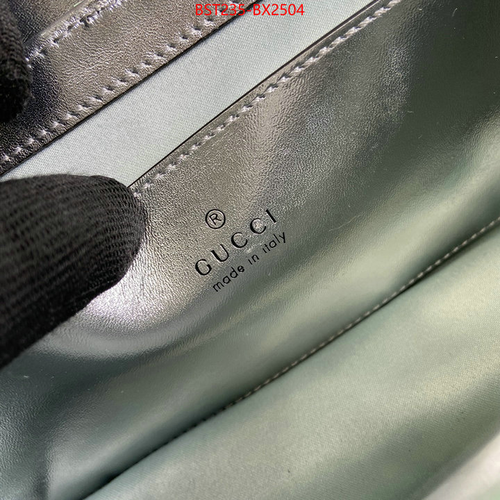 Gucci Bags(TOP)-Marmont designer fake ID: BX2504 $: 235USD,