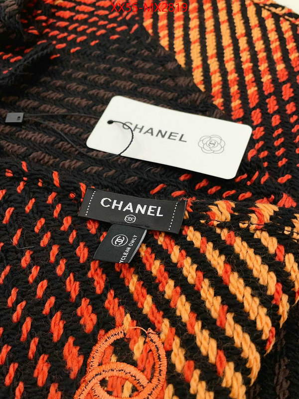 Scarf-Chanel 2023 perfect replica designer ID: MX2819 $: 55USD