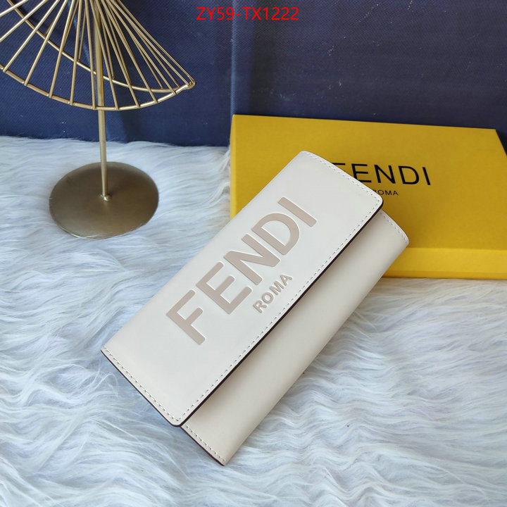 Fendi Bags(4A)-Wallet- online sales ID: TX1222 $: 59USD,