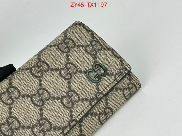 Gucci Bags(4A)-Wallet- perfect ID: TX1197 $: 45USD,