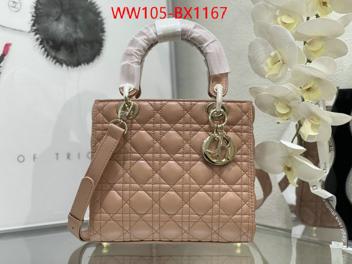 Dior Bags(4A)-Lady- high quality 1:1 replica ID: BX1167 $: 105USD,