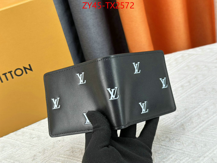 LV Bags(4A)-Wallet aaaaa replica designer ID: TX2572 $: 45USD,