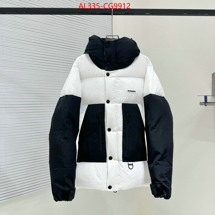 Down jacket Men-Burberry 7 star quality designer replica ID: CG9912 $: 335USD