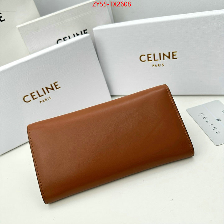 CELINE Bags(4A)-Wallet wholesale replica shop ID: TX2608 $: 55USD,