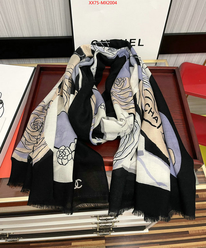 Scarf-Chanel where can i buy the best quality ID: MX2004 $: 75USD